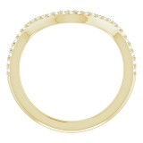 14K Yellow 1/5 CTW Diamond Band photo 2