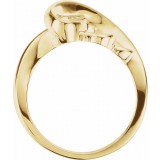 14K Yellow Metal Fashion Ring photo 2