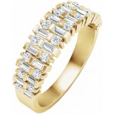 14K Yellow 3/4 CTW Diamond Anniversary Band photo