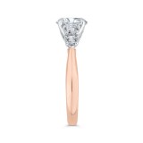 Shah Luxury 14K Two-Tone Gold Diamond Engagement Ring (Semi-Mount) photo 3