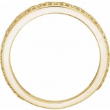 14K Yellow Stackable Ring photo 2