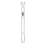 14K White 5/8 CTW Diamond Anniversary Band photo 4