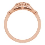 14K Rose Vintage-Inspired Ring photo 2