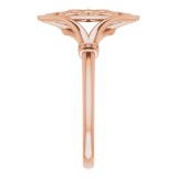 14K Rose Vintage-Inspired Ring photo 4