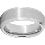 Serinium Beveled Edge Band with Satin Finish photo