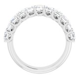 14K White 4 CTW Diamond Anniversary Band photo 2