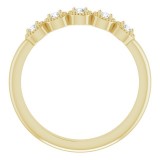 14K Yellow 1/4 CTW Diamond Anniversary Band photo 2