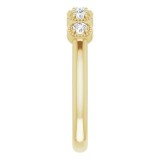 14K Yellow 1/4 CTW Diamond Anniversary Band photo 4