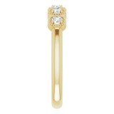 14K Yellow 1/4 CTW Diamond Anniversary Band photo 4