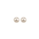 Gems One 14Kt White Gold Pearl (1 Ctw) Earring photo