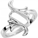 14K White Fashion Ring photo