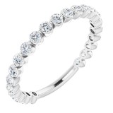 Platinum 3/4 CTW Diamond Anniversary Band photo