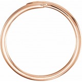 14K Rose Stackable Ring photo 2