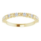 14K Yellow 1/4 CTW Diamond Anniversary Band photo 3