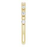 14K Yellow 1/4 CTW Diamond Anniversary Band photo 4