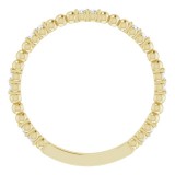 14K Yellow 1/6 CTW Diamond Anniversary Band photo 2
