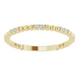 14K Yellow 1/6 CTW Diamond Anniversary Band photo 3