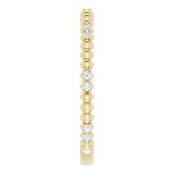 14K Yellow 1/6 CTW Diamond Anniversary Band photo 4