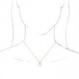 14K Rose Geometric 16-18 Necklace photo 3