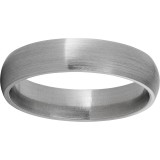 Titanium Domed Band with a Satin Finish photo