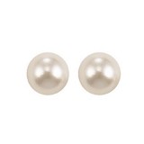 Gems One 14Kt White Gold Pearl (1 Ctw) Earring photo