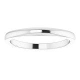 14K White Matching Band photo 3