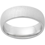 Serinium Domed Band with Cross-Satin Finish photo