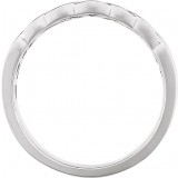 14K White Freeform Ring photo 2
