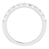 14K White 3/4 CTW Diamond Anniversary Band photo 2