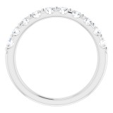 14K White 3/4 CTW Diamond Anniversary Band photo 2