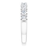 14K White 3/4 CTW Diamond Anniversary Band photo 4