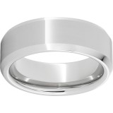 Serinium Beveled Edge Band with a Polish Finish photo