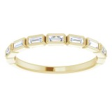 14K Yellow 1/4 CTW Diamond Anniversary Band photo 3
