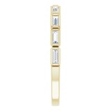 14K Yellow 1/4 CTW Diamond Anniversary Band photo 4