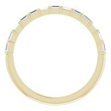 14K Yellow 1/5 CTW Diamond Anniversary Band photo 2