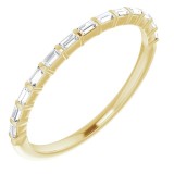 14K Yellow 1/5 CTW Diamond Anniversary Band photo