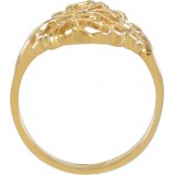 14K Yellow Freeform Ring photo 2