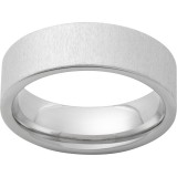 Serinium Pipe Cut Band with Cross Satin Finish photo