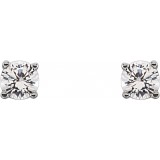 14K White 1/5 CTW Diamond Earrings photo 2