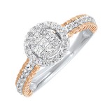 Gems One 14Kt White Rose Gold Diamond (1/2Ctw) Ring photo