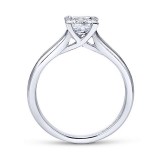 Gabriel & Co 14K White Gold Enid Solitaire Diamond Engagement Ring photo 2