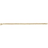 14K Yellow Solid Rolo 7 Bracelet photo 2