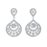 Gems One Silver Cubic Zirconia Earring photo