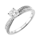 Gems One 14Kt White Gold Diamond(5/8Ctw) Ring photo