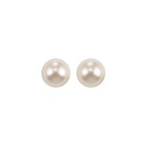 Gems One 14Kt White Gold Pearl (1 Ctw) Earring photo