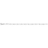 14K White 1/8 CTW Diamond 7 Link Bracelet photo 2