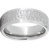 Serinium Beveled Edge Band with Moon Finish and Polished Edges photo