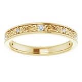 14K Yellow .07 CTW Diamond Anniversary Band photo 3