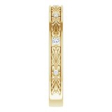 14K Yellow .07 CTW Diamond Anniversary Band photo 4