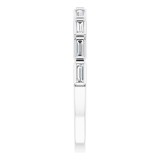 14K White 1/5 CTW Diamond Anniversary Band photo 4